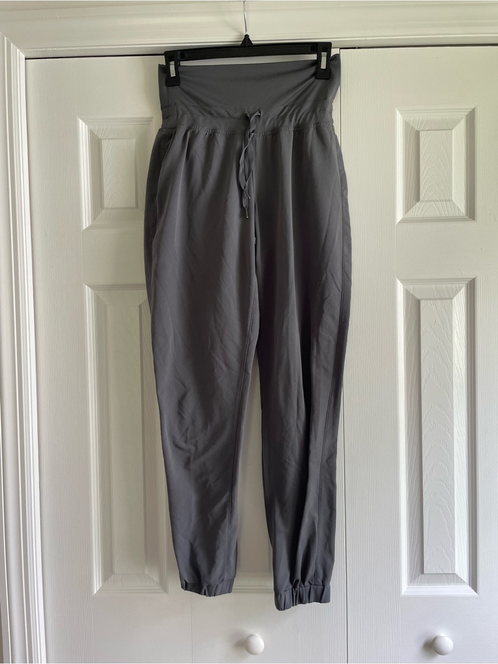 Athleta Gray Drawstring Track Pants